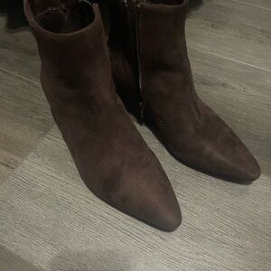 Universal Thread Dark Brown Ankle Booties